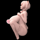 Fuck Buddy Masturbator Catwoman Silikonowe zabawki erotyczne 2kg Perfect Love Doll