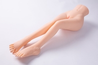 Miękki TPE biały 75 cm pół ciała tułowia Realistyczna pochwa seks analny Noga