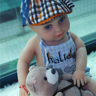Realistyczny Mini Boy 58cm 23 Cal Rebirth Baby Doll Dzieci Zabawki dla niemowląt