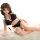 Dostosowany krótki rozmiar 85 cm Sex Mini Doll Męskie produkty TPE dla dorosłych