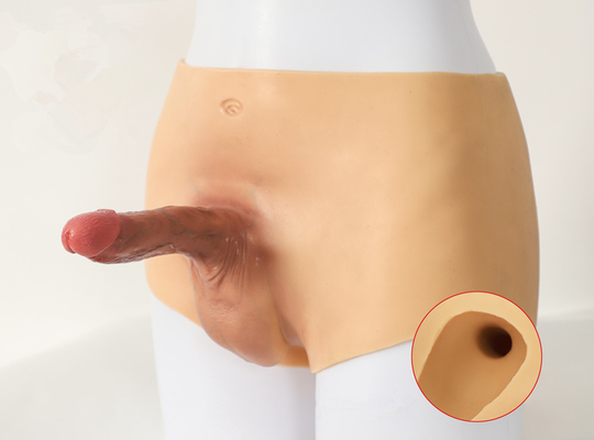 5,9-calowy wydrążony pasek na penisie Dildo Silikonowy rękaw penisa do noszenia